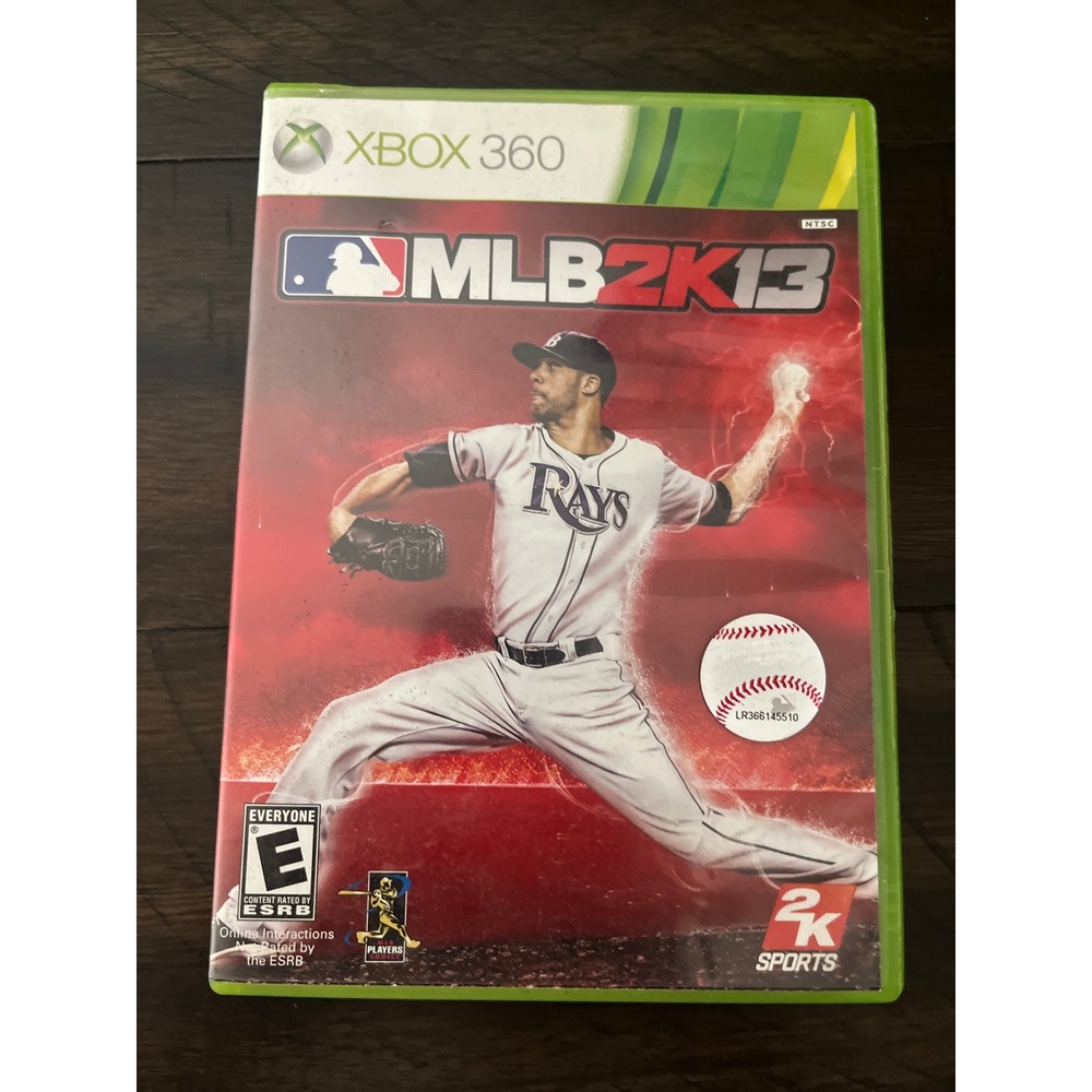MLB 2K13 Xbox 360 Video Game 2K Sports Baseball David Price CIB Complete
